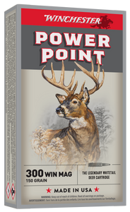 Winchester Ammo Power-point, Win X30wm1 300win 150 Pp 20/10 Winchester Ammo Power-point, Win X30wm1 300win 150 Pp 20/10