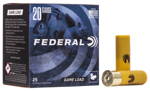 Federal Game-shok, Fed H2008     Gameshk    20 Hvy 7/8          25/10 Federal Game-shok, Fed H2008     Gameshk    20 Hvy 7/8          25/10