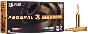 Federal Premium, Fed Gm338lm2 338lap 300 Bthp 20/10 Federal Premium, Fed Gm338lm2 338lap 300 Bthp 20/10