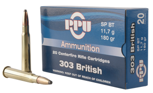 Ppu Standard Rifle, Ppu Pp303s2 303brt 180 Sp 20/10 Ppu Standard Rifle, Ppu Pp303s2 303brt 180 Sp 20/10