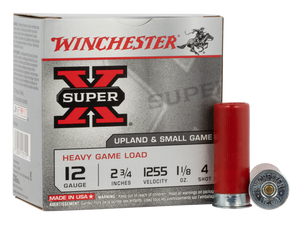 Winchester Ammo Super X, Win Xu12h4 Sup-x Hvygm 12 2.75 4sh 11/8 25/10 Winchester Ammo Super X, Win Xu12h4 Sup-x Hvygm 12 2.75 4sh 11/8 25/10