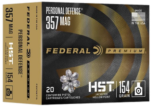Federal Premium, Fed P357hst1s 357 154 Jhp 20/10 Federal Premium, Fed P357hst1s 357 154 Jhp 20/10