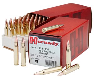 Hornady Custom, Horn 80275  Custom      223 Rem  55 Fmjbt    50/10