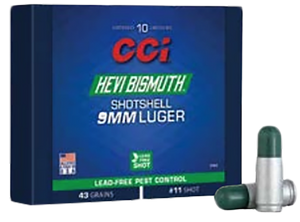 Cci , Cci 3790b 9mm Bis Shotshell 10/20 Cci , Cci 3790b 9mm Bis Shotshell 10/20