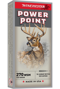 Winchester Ammo Power-point, Win X270wsm         270wsm  150 Pp           20/10
