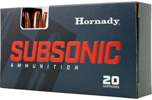 Hornady Subsonic, Horn 82742 Subsonic 45-70 Sub-x 20/10 Hornady Subsonic, Horn 82742 Subsonic 45-70 Sub-x 20/10