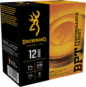 Browning Ammo Bpt Performance Target, Brna B193611228 Bbt Ptgt 12 2.75 8sht  1-1/8 25/10 Browning Ammo Bpt Performance Target, Brna B193611228 Bbt Ptgt 12 2.75 8sht  1-1/8 25/10