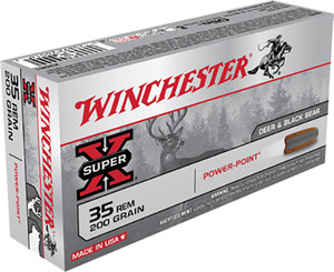Winchester Ammo Power-point, Win X35r1 35rem 200 Pp 20/10 Winchester Ammo Power-point, Win X35r1 35rem 200 Pp 20/10