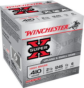 Winchester Ammo Super X, Win X416       Super-x     410 3in 6sh   1/2 25/10 Winchester Ammo Super X, Win X416       Super-x     410 3in 6sh   1/2 25/10