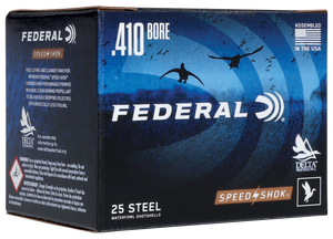 Federal Speed-shok, Fed Wf4136 Spdshk 410 3 6sht Stl 3/8 25/10 Federal Speed-shok, Fed Wf4136 Spdshk 410 3 6sht Stl 3/8 25/10
