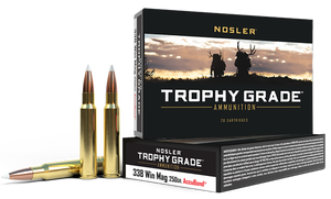 Nosler Trophy Grade, Nos 60086 Trophy 338win 250 Ab 20/10 Nosler Trophy Grade, Nos 60086 Trophy 338win 250 Ab 20/10