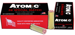 Atomic Match, Atomic 00449 38spc Match 148 Hbwc Tcp        50/10 Atomic Match, Atomic 00449 38spc Match 148 Hbwc Tcp        50/10