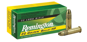 Remington Ammunition Golden Bullet, Rem 21008 1622     22lr 36 Hv Hp            50/100 Remington Ammunition Golden Bullet, Rem 21008 1622     22lr 36 Hv Hp            50/100