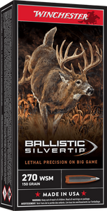 Winchester Ammo Ballistic Silvertip, Win Sbst2705a 270wsm 150 Blst 20/10 Winchester Ammo Ballistic Silvertip, Win Sbst2705a 270wsm 150 Blst 20/10