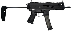 Grand Power GP 850003223131 Stribog SP9A1 9mm Luger Pistol with 8-Inch Threaded Barrel and PDW Tailhook Brace Grand Power GP 850003223131 Stribog SP9A1 9mm Luger Pistol with 8-Inch Threaded Barrel and PDW Tailhook Brace