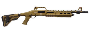 Silver Eagle Arms RZ17TACSB 12 Gauge Pump Shotgun with 18.5-inch Steel Barrel and Bronze Finish Silver Eagle Arms RZ17TACSB 12 Gauge Pump Shotgun with 18.5-inch Steel Barrel and Bronze Finish