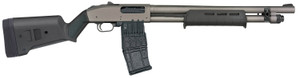 Mossberg 50221 590M 12 Gauge Pump Shotgun with 18.5-Inch Tungsten Gray Cerakote Barrel and Magpul SGA Stock Mossberg 50221 590M 12 Gauge Pump Shotgun with 18.5-Inch Tungsten Gray Cerakote Barrel and Magpul SGA Stock