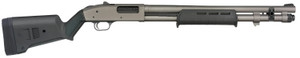 Mossberg Model 590A1 12 Gauge Shotgun with 20-Inch Tungsten Gray Cerakote Barrel and Magpul SGA Stock Mossberg Model 590A1 12 Gauge Shotgun with 20-Inch Tungsten Gray Cerakote Barrel and Magpul SGA Stock