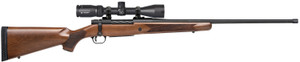 Mossberg Patriot 400 Legend Bolt-Action Rifle with Vortex Crossfire II Scope, 20-Inch Threaded Barrel, Brown Fixed Walnut Stock, Model 28242 Mossberg Patriot 400 Legend Bolt-Action Rifle with Vortex Crossfire II Scope, 20-Inch Threaded Barrel, Brown Fixed Walnut Stock, Model 28242