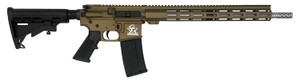 Great Lakes Firearms GL15223SSBRZ AR-15  223 Wylde 30+1 16" Stainless Barrel, Bronze Cerakote Receiver, Full Picatinny Rail, Black Collapsible Stock, Polymer Grip