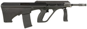 Steyr AUG M2BLKEXT 5.56x45mm NATO 16-inch Bullpup Rifle with Waffle Magazine, Black Synthetic Stock Steyr AUG M2BLKEXT 5.56x45mm NATO 16-inch Bullpup Rifle with Waffle Magazine, Black Synthetic Stock