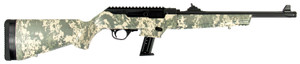 Ruger 19107 PC Carbine 9mm Luger with 16.12-inch Threaded Fluted Barrel and Digital Camo Stock Ruger 19107 PC Carbine 9mm Luger with 16.12-inch Threaded Fluted Barrel and Digital Camo Stock