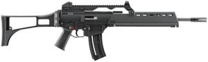 HK G36 .22 LR Semi-Auto Rifle with Folding Stock and Flash Suppressor - 18.13-Inch Barrel, Black Finish HK G36 .22 LR Semi-Auto Rifle with Folding Stock and Flash Suppressor - 18.13-Inch Barrel, Black Finish