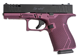 Great Lakes Firearms GL19CHY Striker 9mm Pistol with Black Cherry Cerakote Finish and Optic Cut Slide