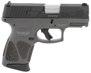 Taurus G3C 9mm Luger Compact Pistol with 3.26-inch Barrel and Gray Polymer Frame Taurus G3C 9mm Luger Compact Pistol with 3.26-inch Barrel and Gray Polymer Frame