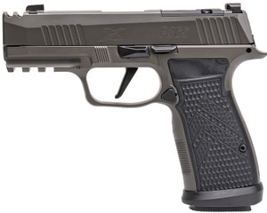 Sig Sauer P365 AXG Legion 9mm 10+1 Compact Handgun with Gray Cerakote Finish and Optic Ready Slide Sig Sauer P365 AXG Legion 9mm 10+1 Compact Handgun with Gray Cerakote Finish and Optic Ready Slide