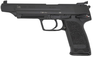 HK USP Elite 45 ACP Pistol with 6.02-inch Barrel, Black Finish, and Black Polymer Grips HK USP Elite 45 ACP Pistol with 6.02-inch Barrel, Black Finish, and Black Polymer Grips
