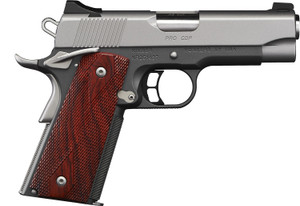 Kimber MFG Inc. 3000258 Pro CDP 9mm Luger 4-inch Stainless Steel Pistol with Rosewood Grips Kimber MFG Inc. 3000258 Pro CDP 9mm Luger 4-inch Stainless Steel Pistol with Rosewood Grips