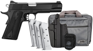 Kimber Mfg. Inc. 3700812 Custom LW Club Bundle 45 ACP 5-inch with Optic-Ready Slide and Black Hogue Rubber Grips Kimber Mfg. Inc. 3700812 Custom LW Club Bundle 45 ACP 5-inch with Optic-Ready Slide and Black Hogue Rubber Grips