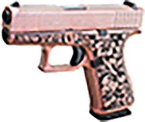 Glock G43 Gen3 Slim Sub-Compact 9mm Luger with Hibiscus Cerakote Finish