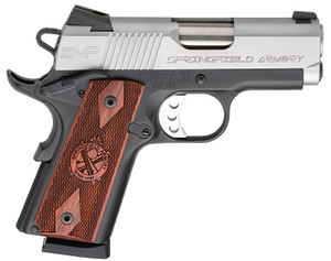 Springfield Armory PI9209LCA 1911 EMP 9mm Pistol with Night Sights and Cocobolo Grips Springfield Armory PI9209LCA 1911 EMP 9mm Pistol with Night Sights and Cocobolo Grips