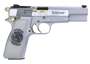 EAA Girsan MCP35 Liberadr 9mm Luger with Polished Chrome Finish and Gold Controls - Part 390458