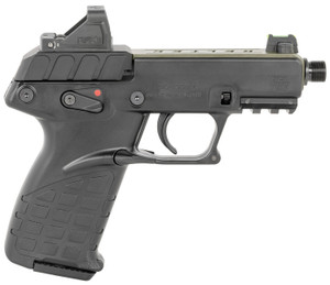 Kel-Tec P17GRNBLKOPTIC 22 LR Semi-Auto Pistol with Optic and Holster - Green/Black Kel-Tec P17GRNBLKOPTIC 22 LR Semi-Auto Pistol with Optic and Holster - Green/Black