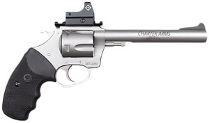 Charter Arms Mastiff Target Large Frame 9mm Luger with Picatinny Rail and Stainless Steel Finish