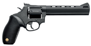 Taurus 692-061 Medium Double Action/Single Action Revolver with 6.5-inch Matte Black Barrel in 9mm Luger and .357 Magnum, Includes Two Cylinders Taurus 692-061 Medium Double Action/Single Action Revolver with 6.5-inch Matte Black Barrel in 9mm Luger and .357 Magnum, Includes Two Cylinders