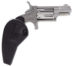 NAA 22LRHG Mini-Revolver with 1.13-Inch Stainless Barrel and Black Synthetic Holster Grip NAA 22LRHG Mini-Revolver with 1.13-Inch Stainless Barrel and Black Synthetic Holster Grip