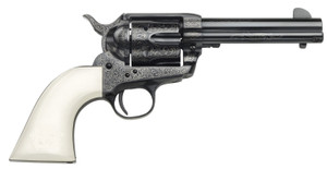 Taylors & Company Outlaw Legacy .357 Magnum Revolver with 4.75-inch Barrel and Ivory Synthetic Grips Taylors & Company Outlaw Legacy .357 Magnum Revolver with 4.75-inch Barrel and Ivory Synthetic Grips