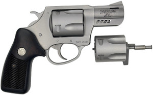 Charter Arms MAG Pug & Pitbull .38 Special / .357 Mag / 9mm Revolver with 2.2 Inch Barrel and Classic Walnut Grip Charter Arms MAG Pug & Pitbull .38 Special / .357 Mag / 9mm Revolver with 2.2 Inch Barrel and Classic Walnut Grip