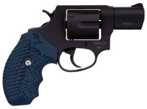Taurus 2-856021MVZ16 Small 38 Special +P Revolver with 2-Inch Matte Black Carbon Steel Barrel and Blue VZ Cyclone Grip Taurus 2-856021MVZ16 Small 38 Special +P Revolver with 2-Inch Matte Black Carbon Steel Barrel and Blue VZ Cyclone Grip