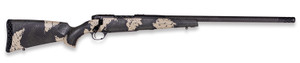 Weatherby Mark V Backcountry Guide Rifle in 6.5 Creedmoor, 22-Inch Barrel with Muzzle Brake and Digital Camouflage Stock