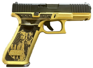 Glock G45 9mm Luger MOS Pistol with Gold Finish - Part #PA455S204MOSNDONWICK