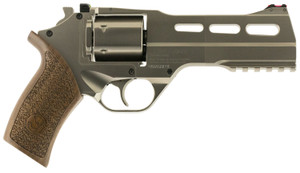 Chiappa Firearms Rhino 50DS .357 Magnum Revolver with Nickel Finish and 5-Inch Barrel