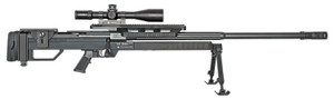 Steyr HS50M1 .50 BMG Bolt-Action Rifle with 35-inch Steel Barrel and Adjustable Chassis Stock