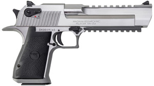 Magnum Research Desert Eagle Mark XIX .357 Magnum with 6-Inch Stainless Steel Barrel and Beavertail Grip - Model DE357SRMB