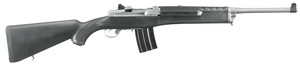 Ruger Mini-14 Ranch Rifle in 5.56 NATO with 18.5-Inch Stainless Steel Barrel, Synthetic Stock, and Optics Ready – Model 5817