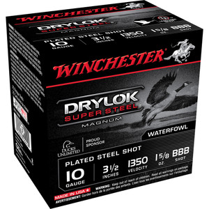 Winchester Ammunition XSC10BB 10 Gauge 3-1/2 Inch Drilled Lead Shot Shells (25 Rounds / 250 Rounds)